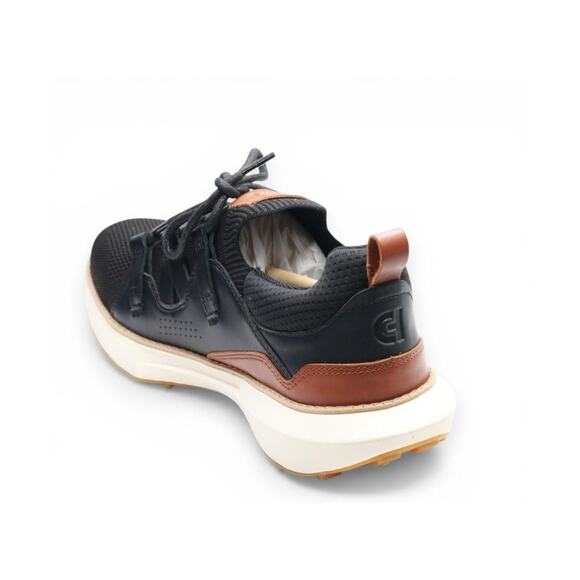 COLE HAAN MEN\'S GRAND MOTION WOVEN STITCH 2, BLACK/BRITISH TAN/IVORY, 8.5-W US main image 5